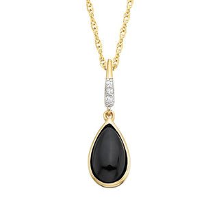Black Onyx Vermeil Necklace