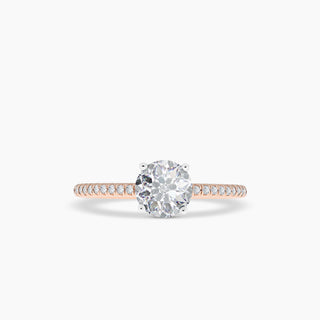 ALTR Created Diamond Round Engagement Ring