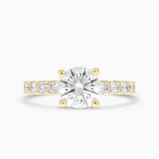 14K Yellow Gold ALTR Diamond Engagement Ring