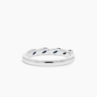 Marquise Sapphire & Diamond Ring