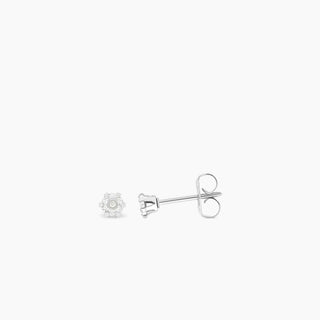 Diamond Accent Silver Tone Earrings