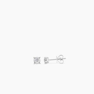 14K Natural Diamond Studs 1/2ctw