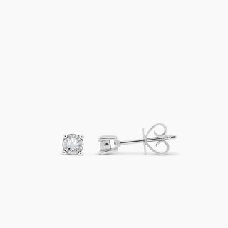 14K Natural Diamond Studs 1/10ctw