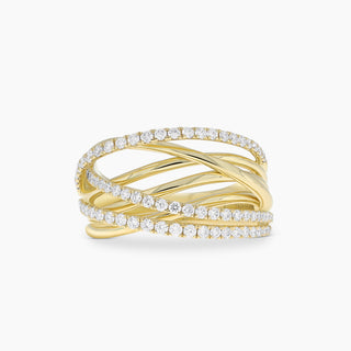 Diamond Multi-Row Ring