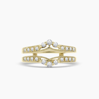 Diamond Milgrain Finish Ring Guard