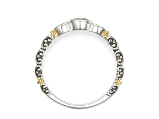 Mini Jawan Three Stone Ring