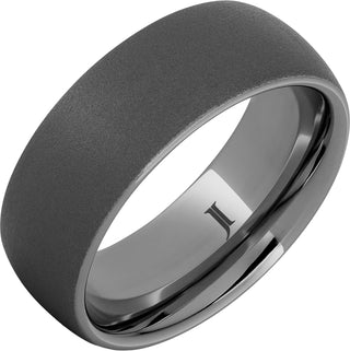 8mm Rugged Tungsten Sandblast Ring