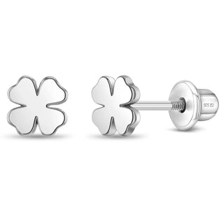 Sterling Silver Lucky Clover Earrings