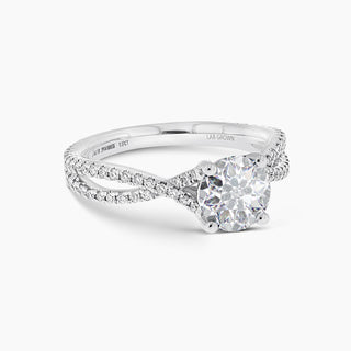 Lab created diamond rings