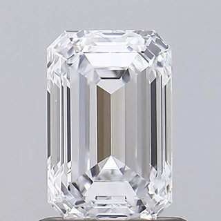 1.07ct Emerald Lab Grown Diamond (Colour D, Clarity IF, IGI Certified)