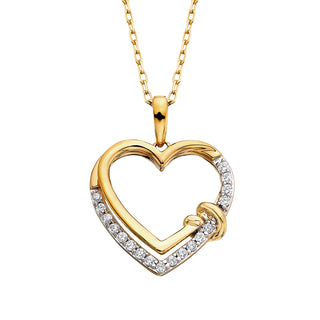 Embraceable You Pendant in 10k yellow gold
