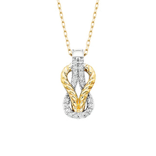 Two Tone Hercules Knot Pendant