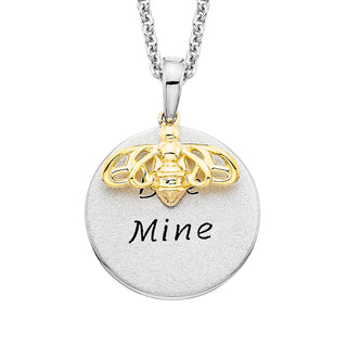 Bee Mine Pendant in sterling silver