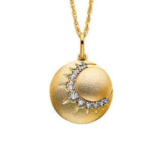 Sunburst Pendant in sterling silver