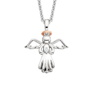 Guardian Angel Pendant in sterling silver