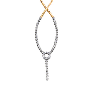 Diamond Necklace in 14k white gold