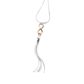 Infinity Necklace in sterling silver