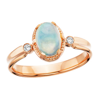 Opal Ring in rose gold
