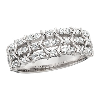 Majestic Diamond Ring in 14k white gold