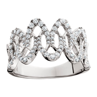 Diamond Ring in 14k white gold