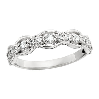 Vintage Diamond Ring in 14k white gold