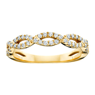 Diamond Band in 14k yellow gold