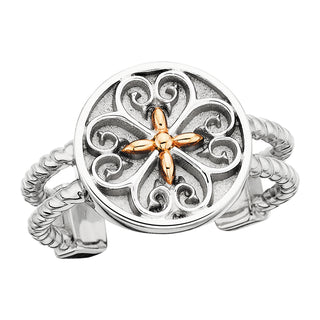 Never Leave You Ring in sterling silver