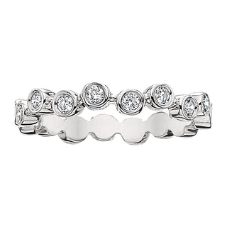 Diamond Band in 14k white gold