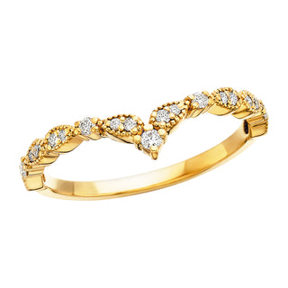 Vintage Nesting Ring with diamonds