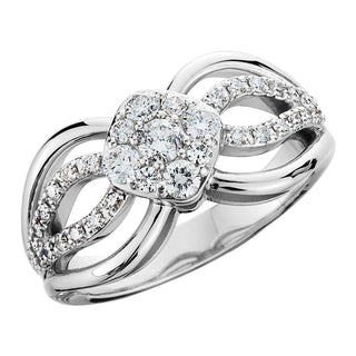 Diamond Ring in 14k white gold