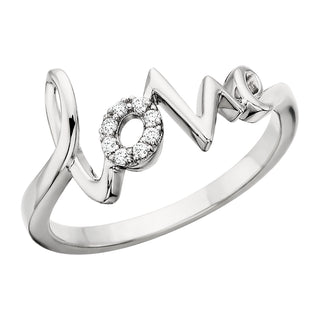 Love Ring in sterling silver