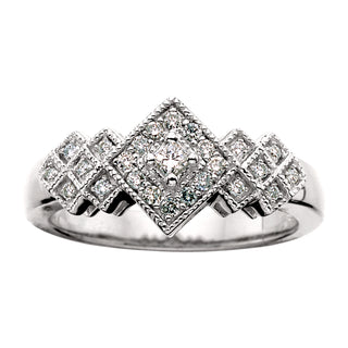 Diamond Fashion Ring in 14k white gold with diamonds