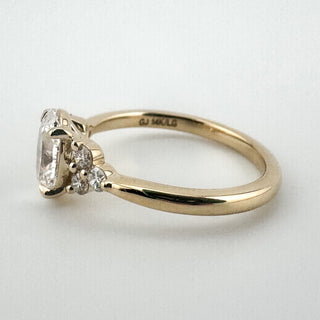 Oval Side Cluster Ring by Gordon Jewelers, Rings