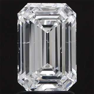 Emerald-cut diamond, 2.00ct Lab Grown, color E SI1