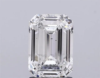 Emerald-cut Lab Grown Diamond, color F, SI1
