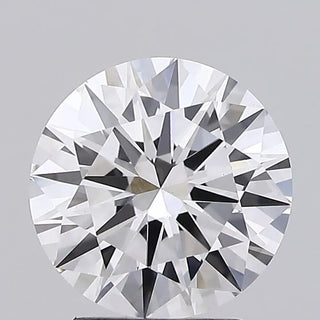 Round Lab Grown Diamond, Colour F, VS1, EX cut, front view