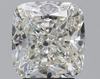 3.00ct Cushion modified Natural Diamond (Colour J, Clarity SI1, GIA Certified)