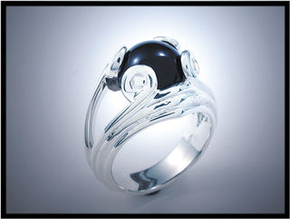 Petite Ionic Orbis Ring