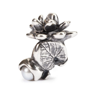 Waterlilies of July Sterling Silver Trollbead