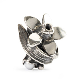Narcissus of December Sterling Silver Trollbead