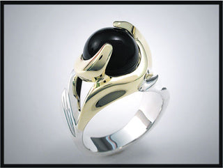 Petite Flame Orbis Ring
