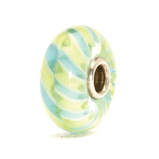 Light Blue Braid Glass Trollbead