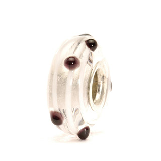 Black Dot Glass Trollbead