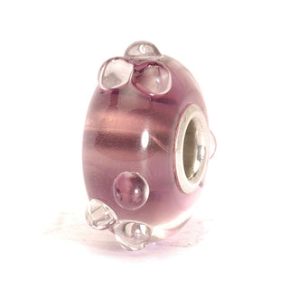 Purple Flower Bud Glass Trollbead