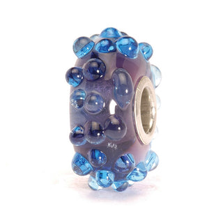 Blue Fizz Glass Trollbead