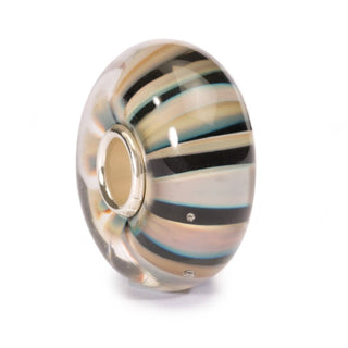 Khaki Stripe Glass Trollbead