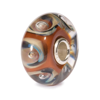 Chocolate Parrot Glass Trollbead