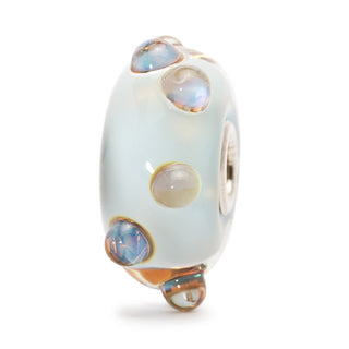 Blue Moonstone Glass Trollbead