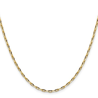 14K Yellow Gold Leslie's Paperclip Chain 22"