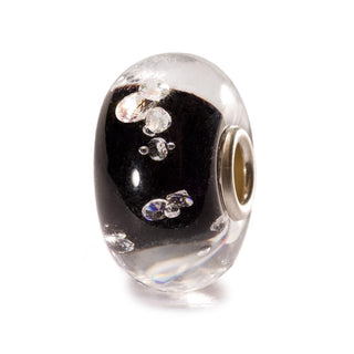 The Diamond Bead - Black Glass Trollbead